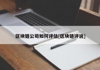 区块链公司如何评估[区块链评说]